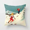45X45Cm Beautiful Scenery Pillow Case For Sofa Soft Throw Cushion Cover Decor Vintage Landscape Painting Pillowcase