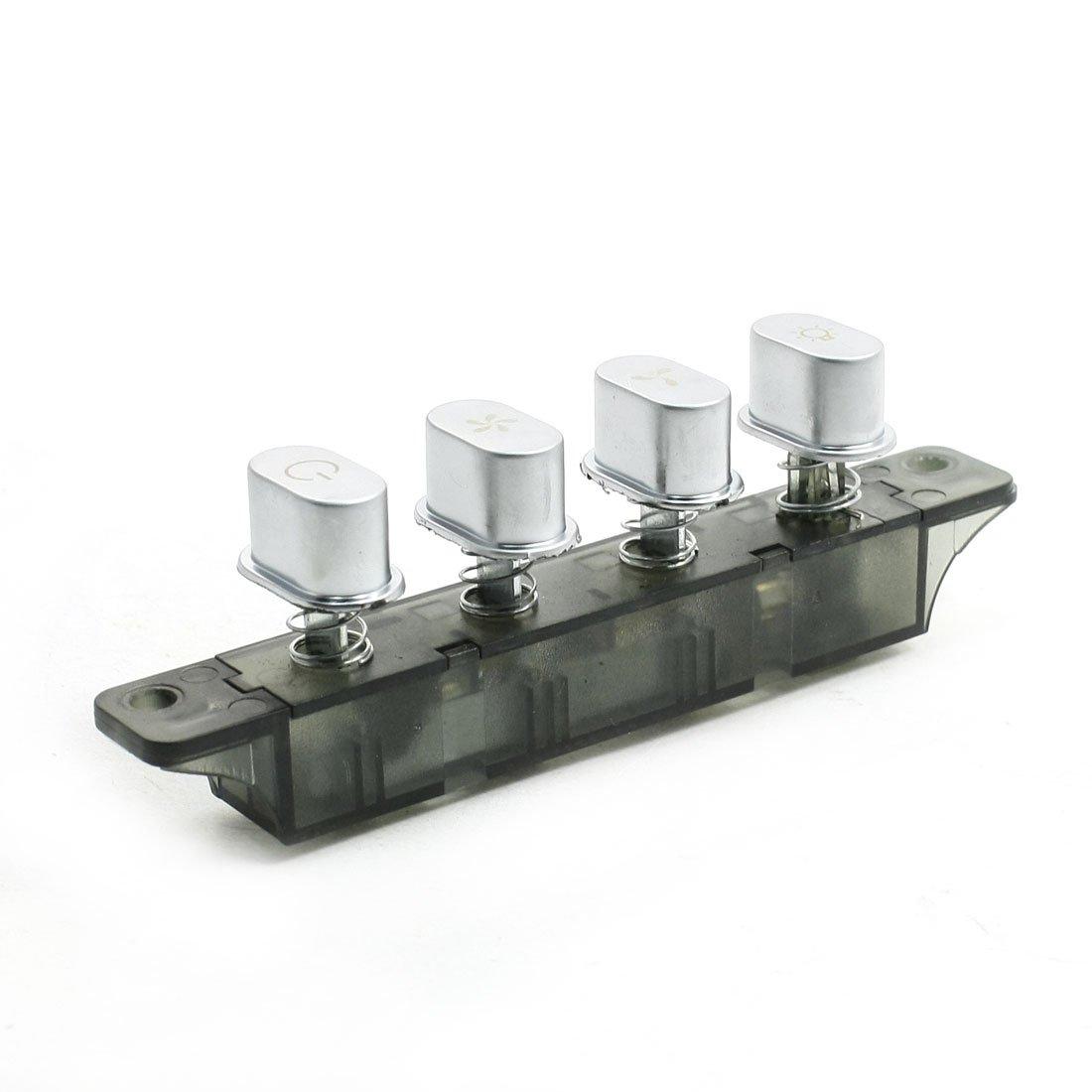 

uxcell MQ224C Piano-Style Keyboard Switch for Kitchen Hoods and Range Hoods, AC 250V 4A