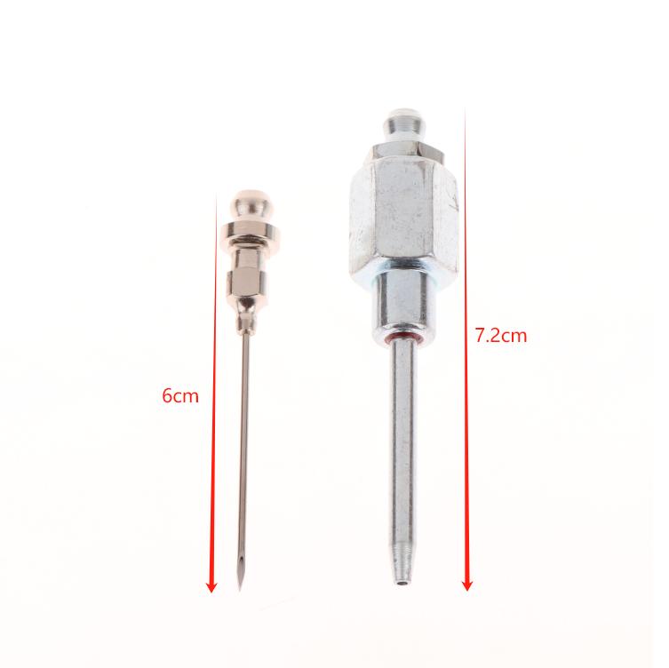 Grease Injector Needle Fitting Holder Joints Bearings Grease Needle Adapter Fit For Metal Parts High Speed Steel Tool