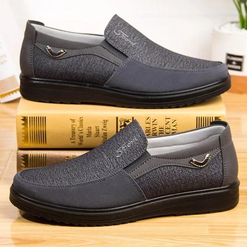 Fashion Men Loafers Light Comfort Walking Flats Fashion Casual Shoe Breathable Canvas Shoes for Men Sneakers Big Size50 Zapatilla Hombre