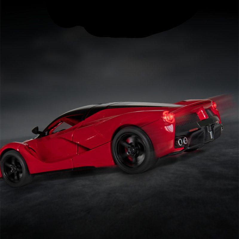 AAYG1 1:24 Laferraris Alloy Sports Car Model Diecasts Metal Toy Racing Vehicles Car Model Simulation Sound Light Collection Kids Gifts