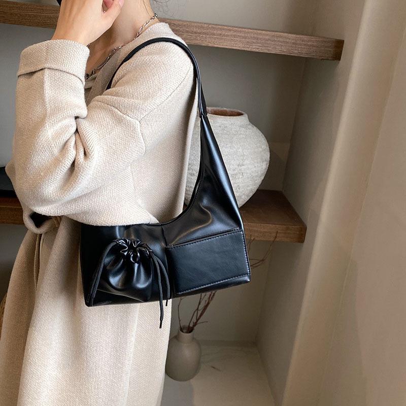 2024 Nye fasjonable, allsidige skuldervesker Høykvalitets underarmsvesker Vestlig stil håndvesker