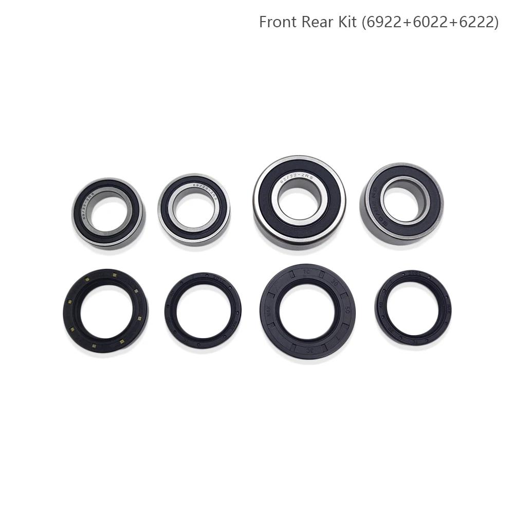 For YAMAHA YZ250F YZ450F YZ125 YZ Motorcycle Front Rear Wheel Hub Oil Seal Bearing Set O-ring Sealing Gasket Washer Repair Parts