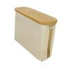 Bamboo Toilet Paper Organizer with Lid
