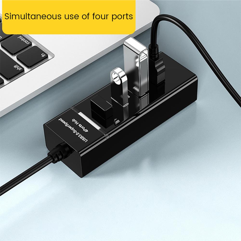 Multiport USB Hub Splitter With Cable 4 X USB Hub Adapter USB Extension Adapter For Laptop Flash Drive Mobile Devices