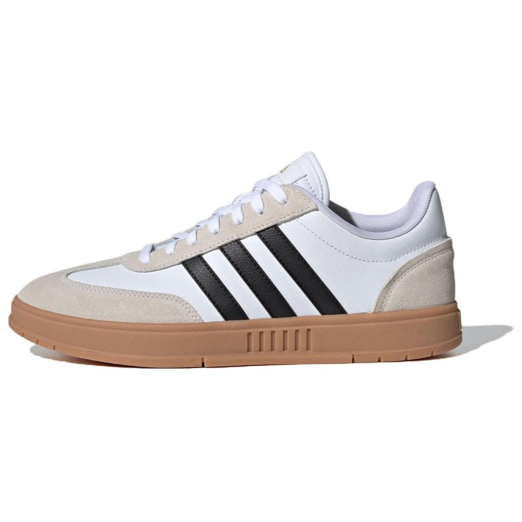 adidas GRADAS LOW TRAINERS White Beige Black Men s IE9044 EU 36