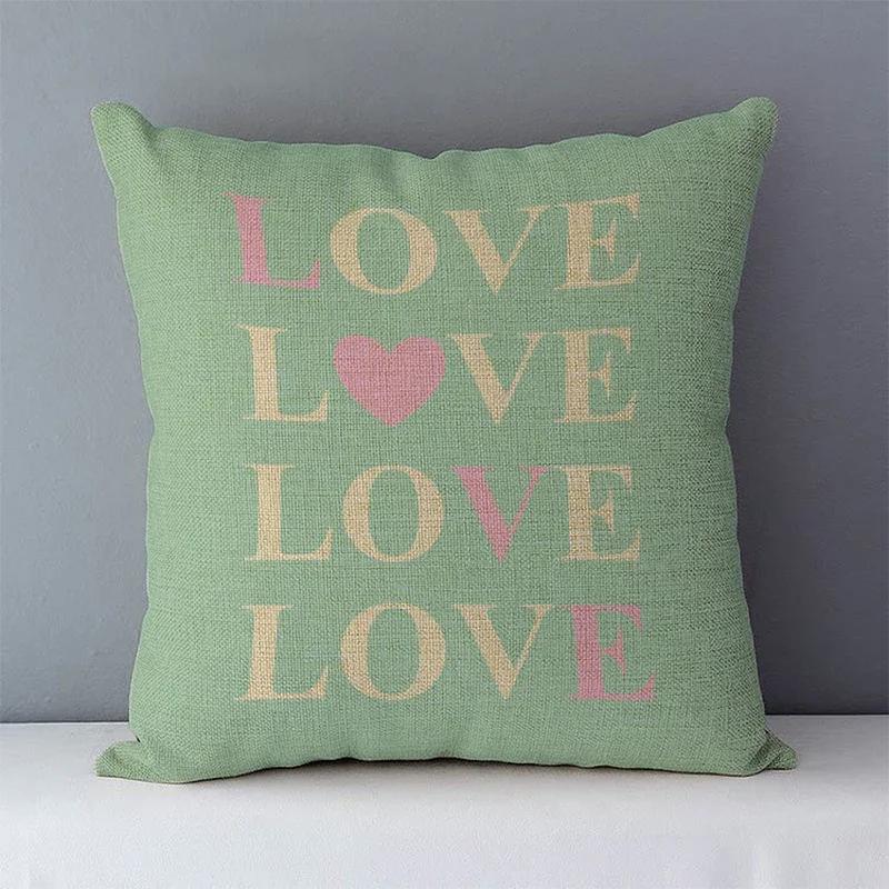 

Популярная фраза Слова Буквы Принт Уютная Наволочка для подушки дивана Домашняя декоративная наволочка Квадратные Чехлы для подушек дивана/кровати 66x66cm