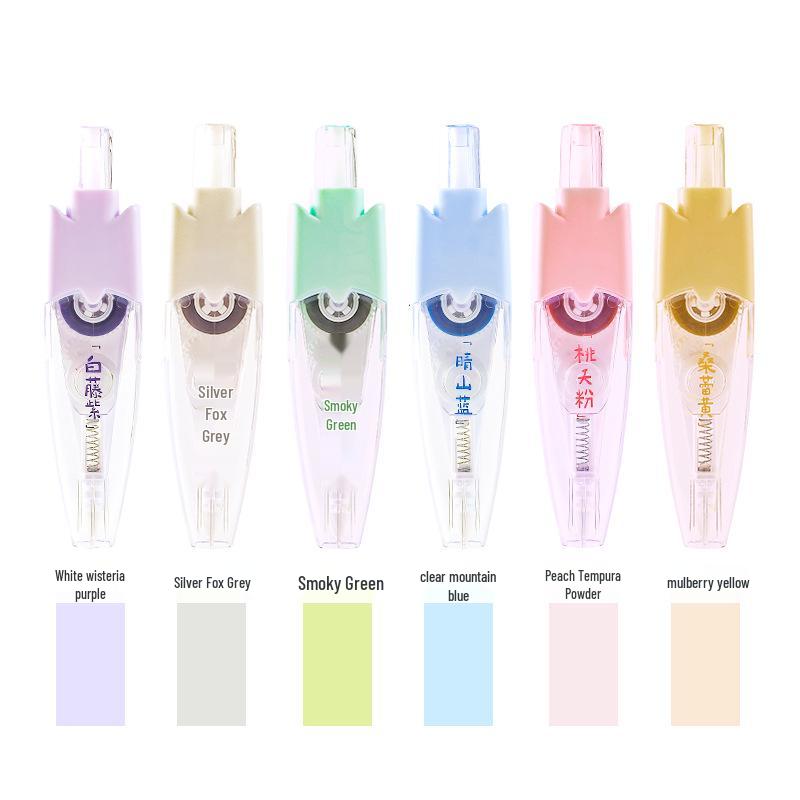 Yingyuan Pastel Correction Tape & Highlighter Set