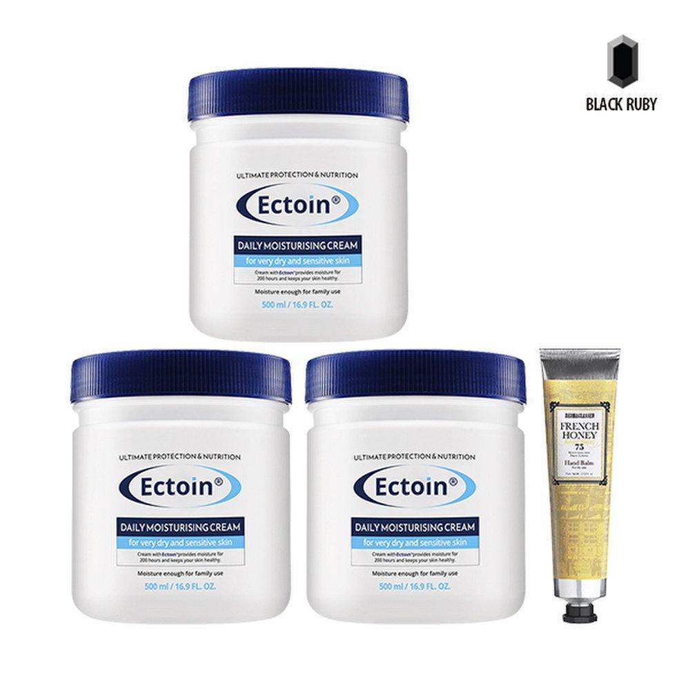 JAS BEAUTY Ectoin Moisturizing Moisturizing Cream 500ml x3 + Hand Balm 75ml