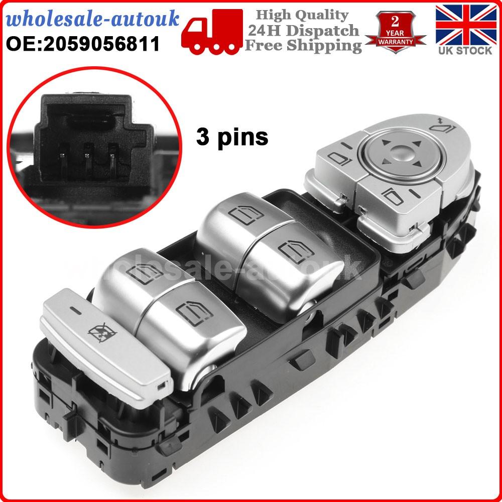 For Mercedes-Benz A2059056811 C-Class W205 2014-2018 Car Window Regulator Switch