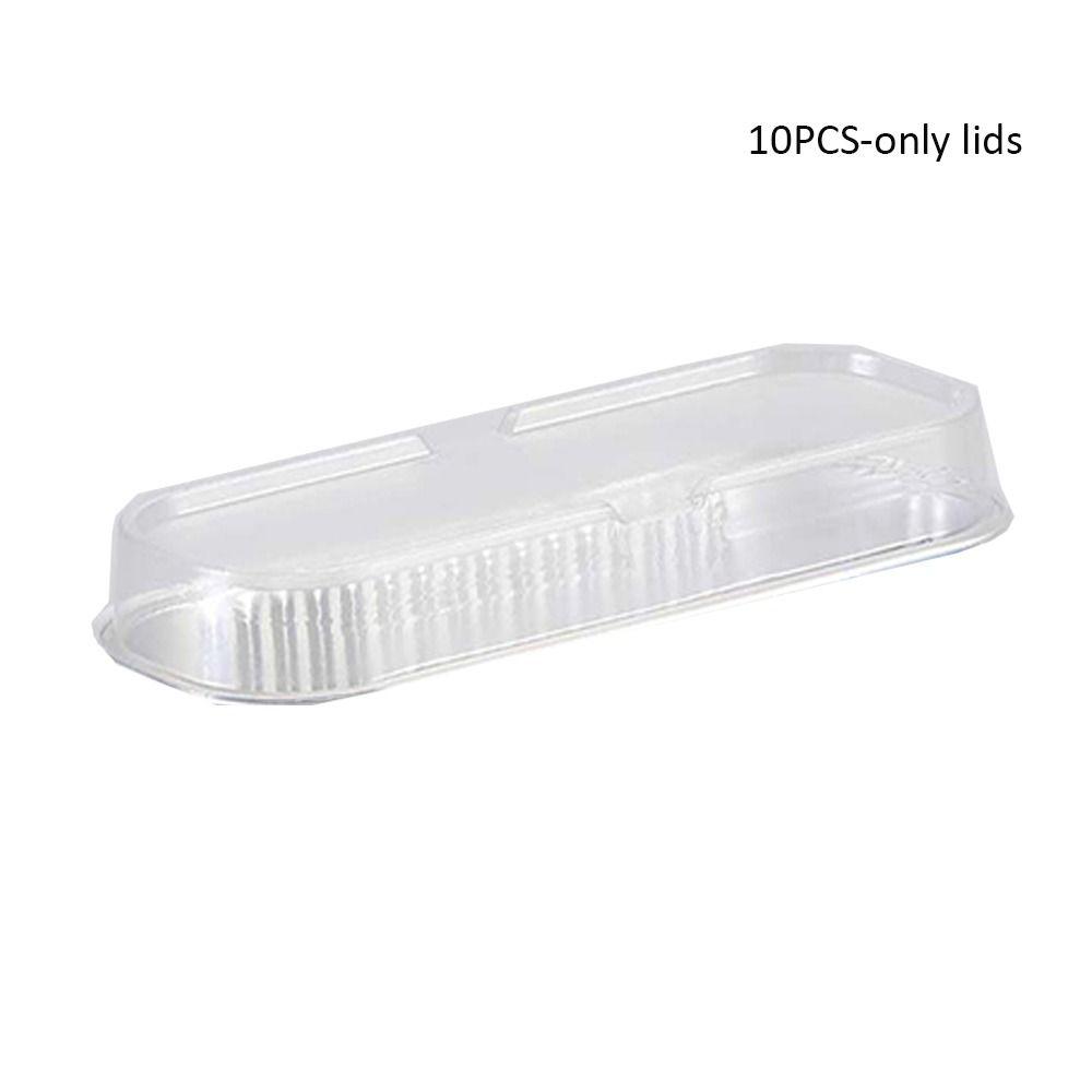 

10 шт. Коричневые буквы Кекс Кекс Прямоугольная форма из фольги Новые бумажные стаканчики Торт на день рождения 10pcs-Lid