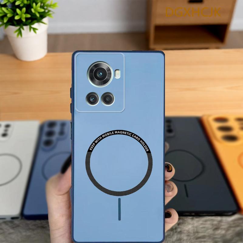 For OnePlus 10R Case OnePlus Ace Phone Case OnePlus 10R 150w Cover 1+ACE Case Shookproof Color magnetic hard Silicone back cover