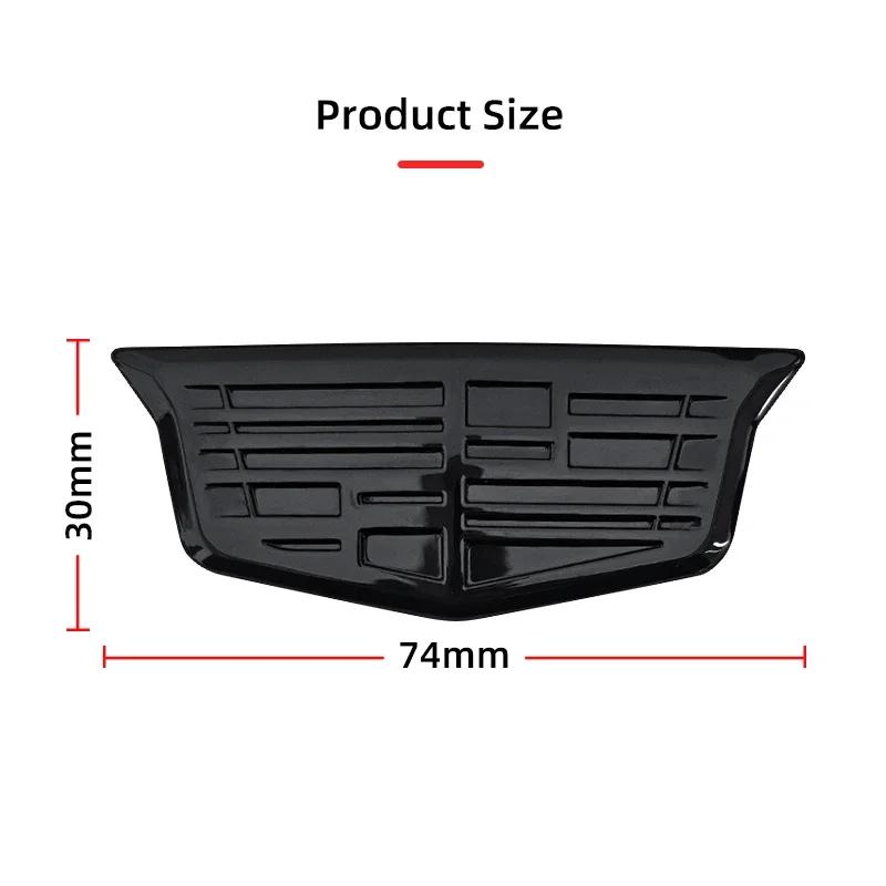 1 piece ABS Car Logo Steering Wheel Decoration Badge Sticker Emblem Accessories For Cadillac CT4 CT5 CT6 XT4 XT5 XT6 XTS ATS