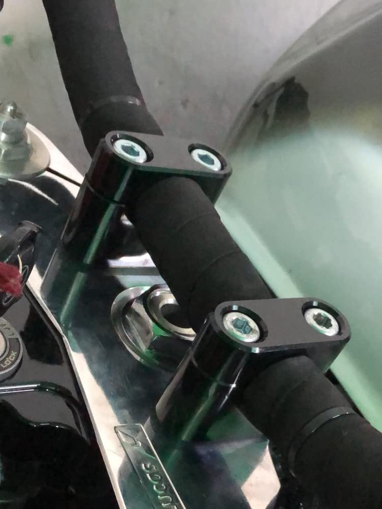 7/8" 22mm Standard Handlebar Handle Fat Bar Riser Mount Clamp Adapter Universal Motorcycle Pit Dirt Bike Racing ATV CNC