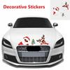 NEW PVC Christmas Decoration Decal Santa Claus Moose Christmas Tree Car Sticker