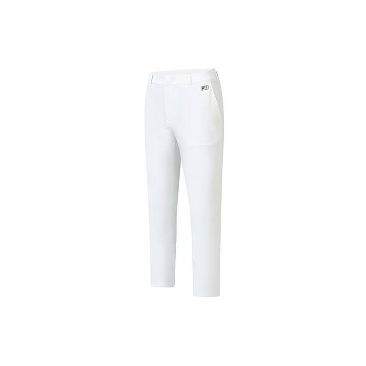 

FILA Athletics Solid Logo Golf Outdoor Woven Sports Long Pants Men pants Jade-White A11M235821F-WT XXXL