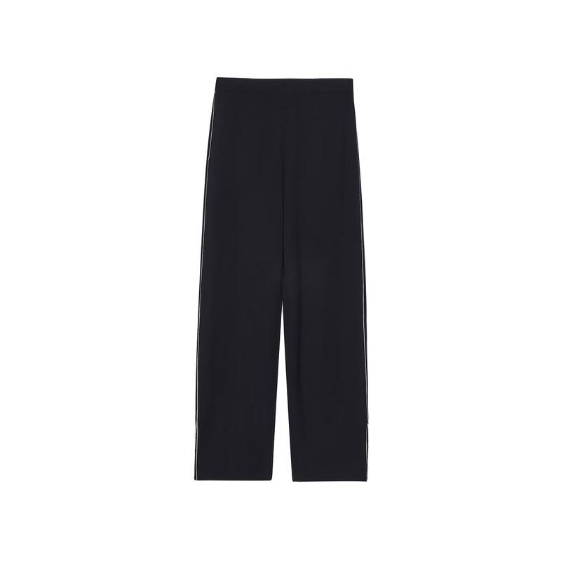 Less Women's Loose Straight Wool Blend Trousers