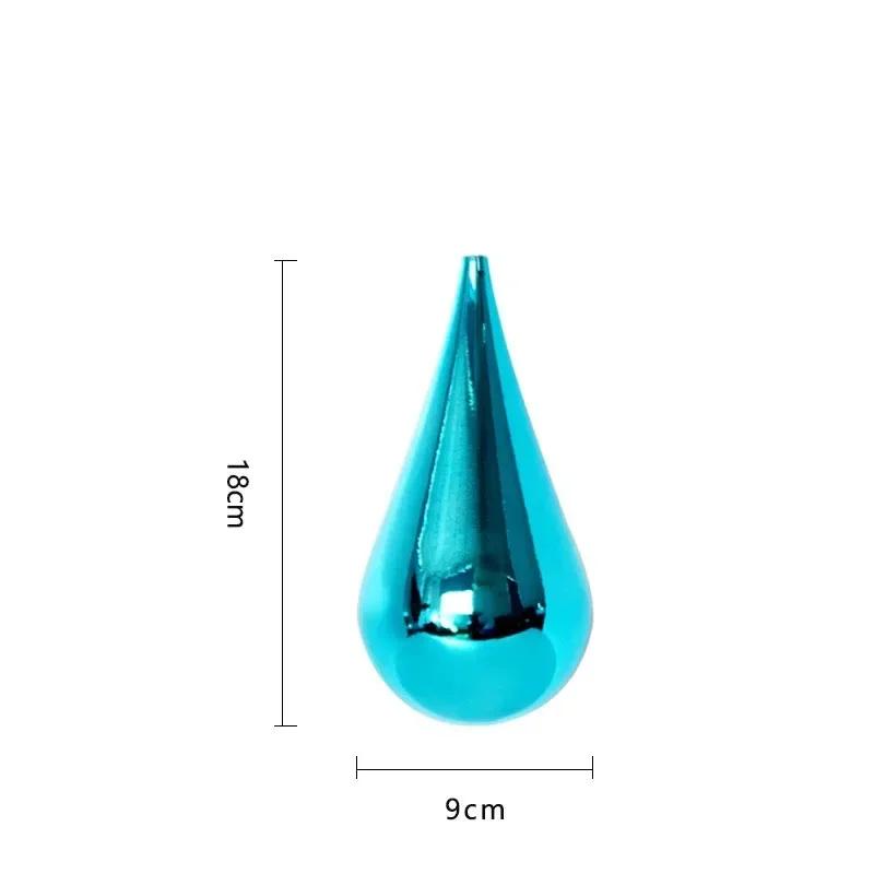 

Water Droplets Shape Wall Hanging Ornaments Set Room Aesthetics Living Room Wall Background Display Pendant Modern Home Decor
