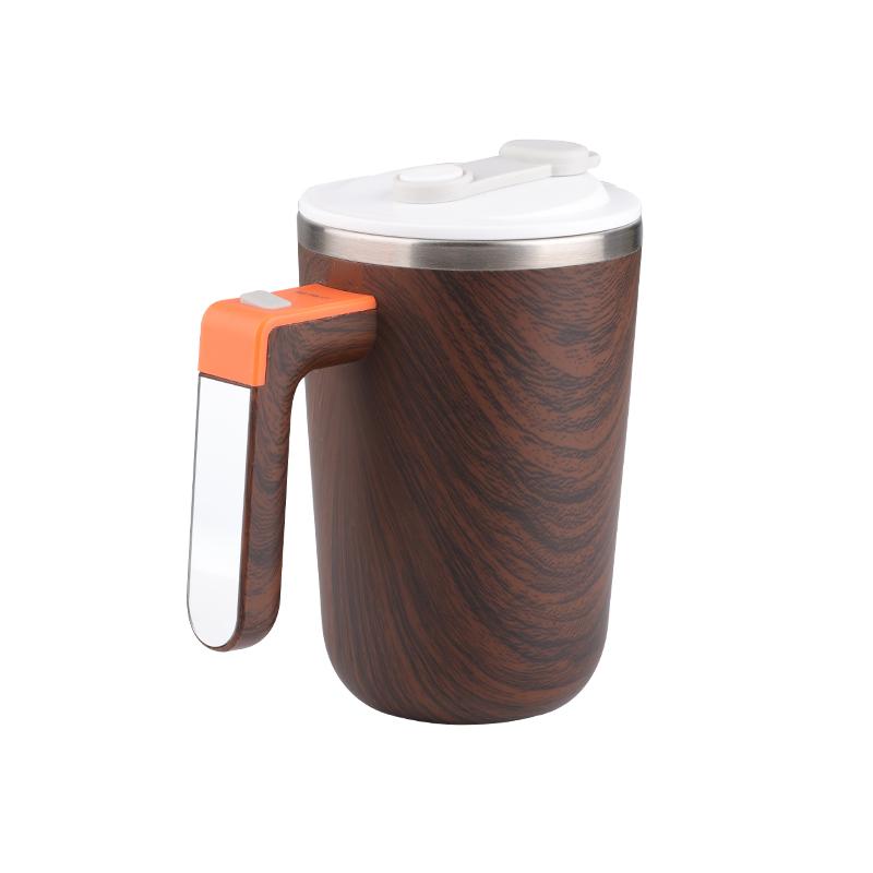 Magnetic Self-stirring Coffee Cup Portable Automatic Mixing Cup Rechargeable Self-stirring Cup with Constant Temperature Heating