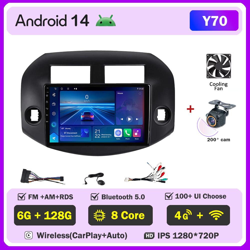 Car Android For Toyota RAV4 3 XA30 2005-2013 Stereo Head Unit Mirror Link Automotive Multimedia Radio Intelligent Car Systems