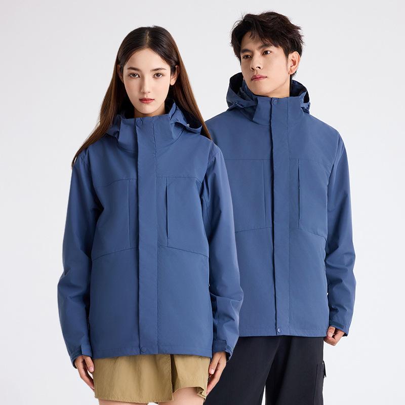 Down jacket women's 25 new three-in-one removable liner waterproof and windproof jacket mountaineering suit