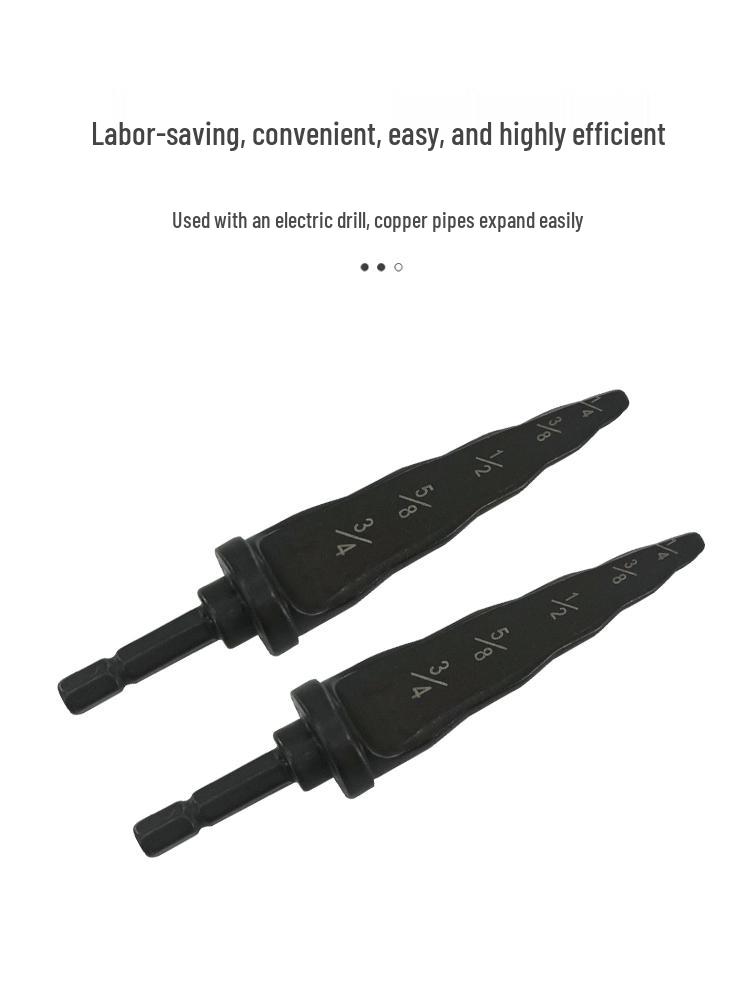 Electric Copper Tube Expander & Flaring Tool for Air Conditioners - Drill Bit & Hole Punch Refrigeration Tool