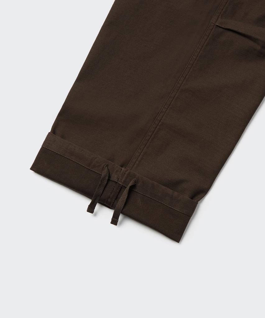 MUSINSA STANDARD Back Satin Parachute Cargo Pants [Brown]