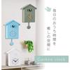 Mearrineser Cuckoo Wall Tabletop Living Cute Wall Bobo Mechanical Clock, Clock, Simulation, Room, Clock, (White)