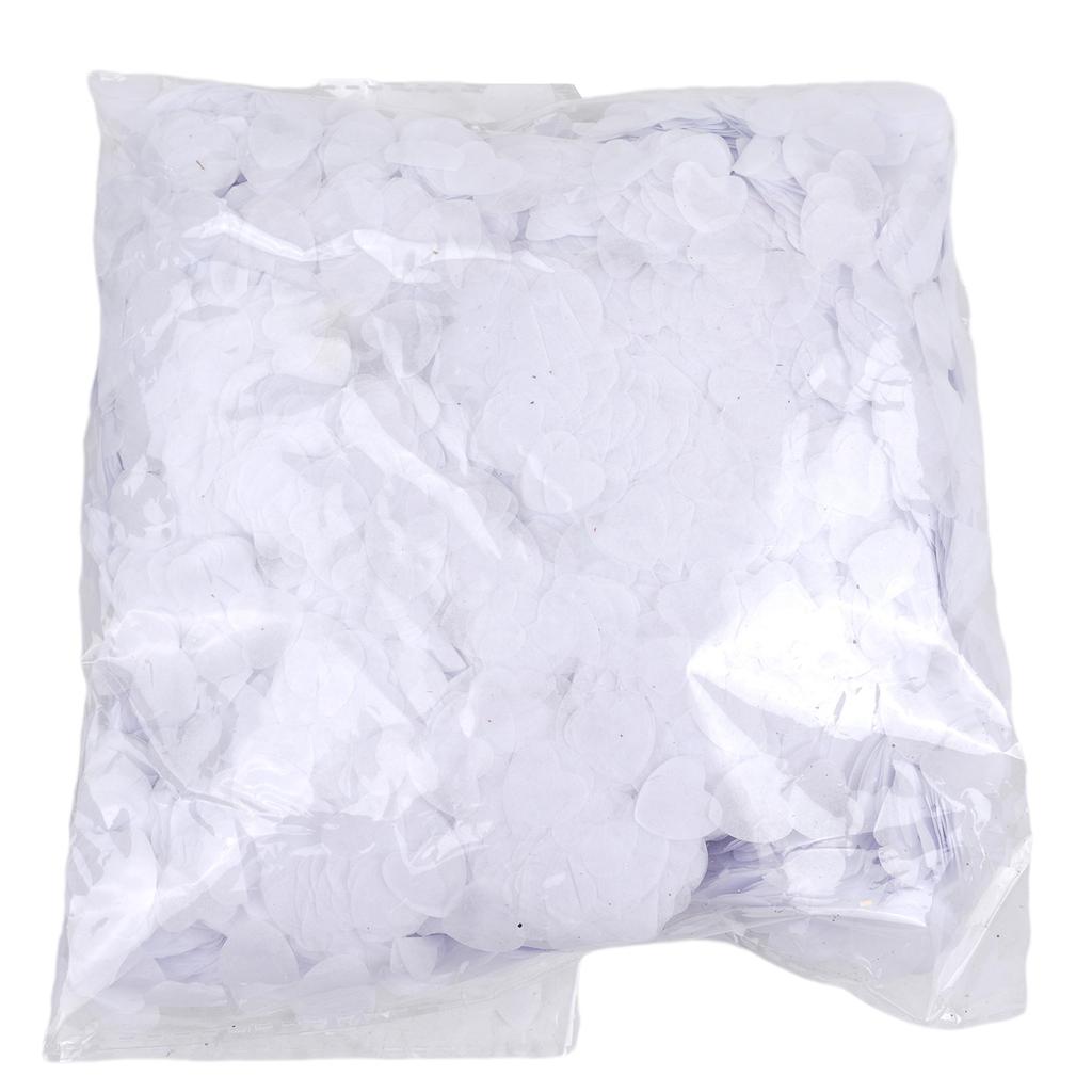 Paper Confetti Biodegradable Tissue Paper White 0.98 Inch 1.5cm