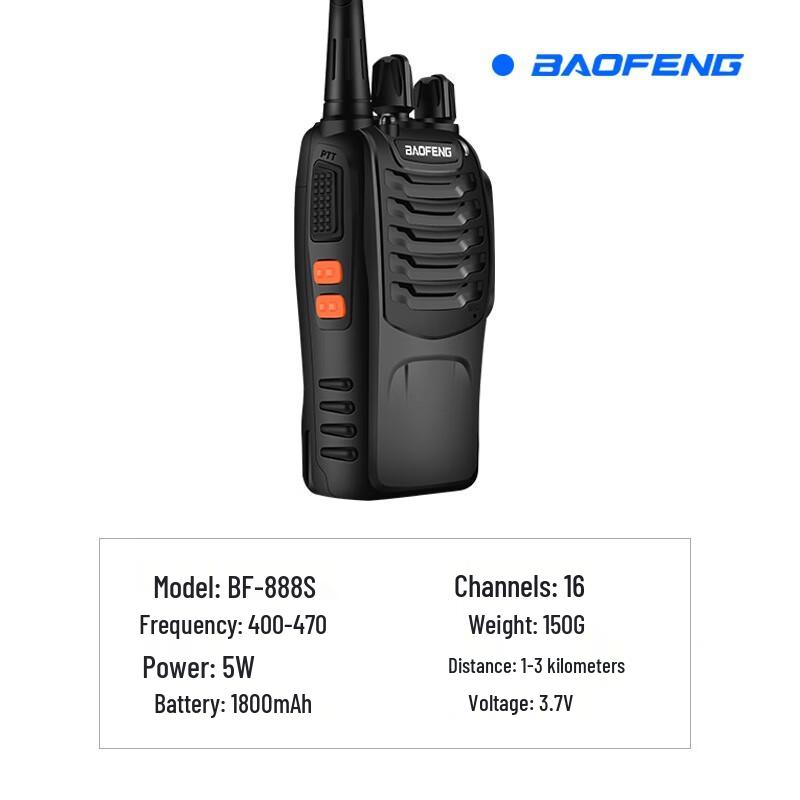 

BAOFENG BF-888S Professional Mini Walkie-Talkie (CN version)