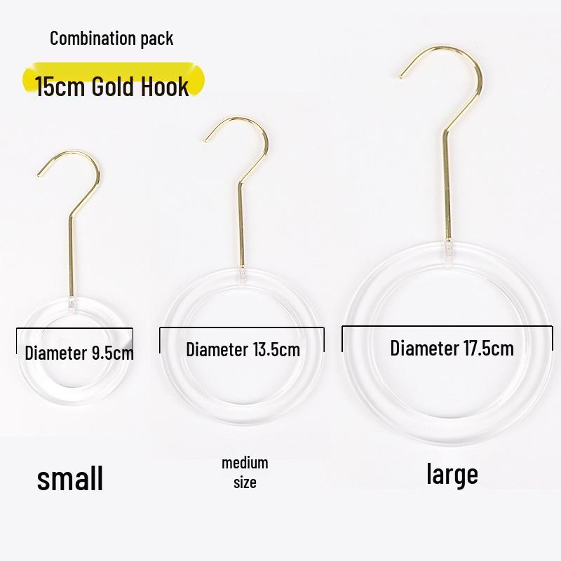 Transparent Acrylic S-Shaped Crystal Clothes Hanger Hook