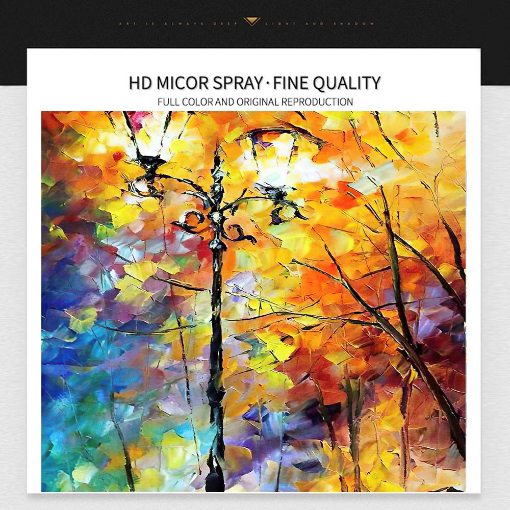 Abstract Oil Painting Iron Tower Poster Canvas Print Wall Art Picture For Living Room Home Decor Wall Decoration Frameless