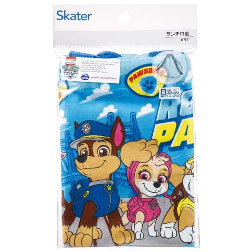 Skater Children's Lunch Drawstring Bag, Paw Patrol 24, Made in Japan, KB7-A