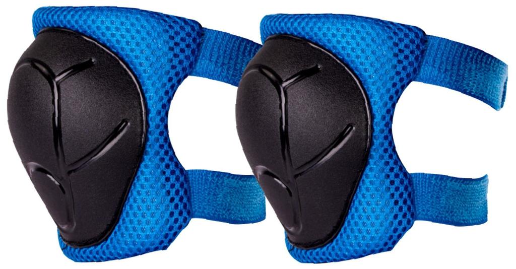 Knee Elbow Wrist Guards Set for Bike Scooter Roller Skates L Blue Sun Baby