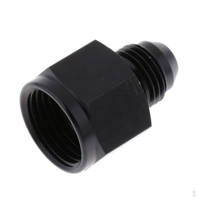 Black AN8 Female To AN6 Male AN Fitting Reducer Adapter