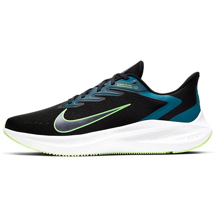 

Новые Nike Zoom Winflo 7 Черные Валериан Блю CJ0291-004 45