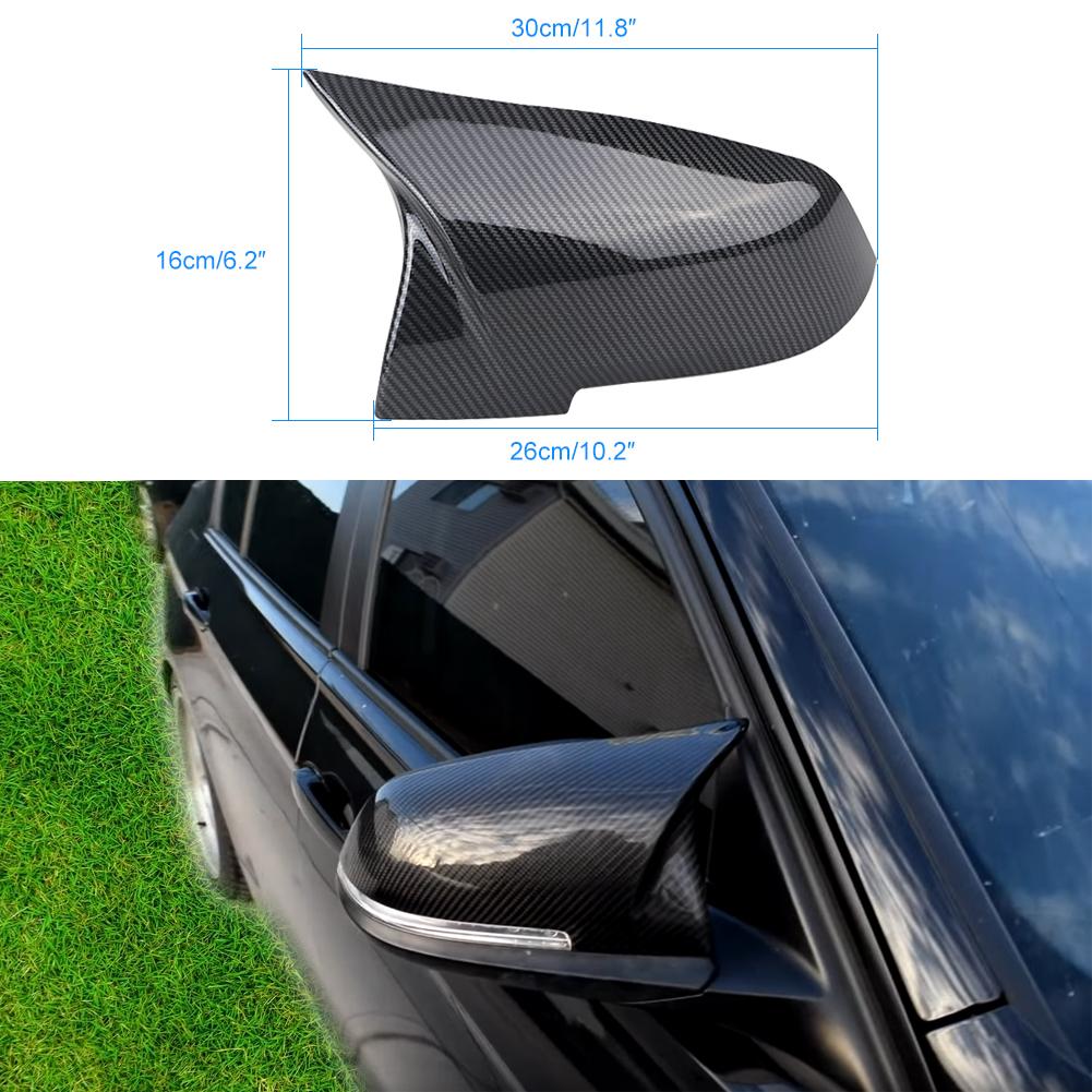 2 stücke Rückspiegel Abdeckung Kappe Carbon Faser Schwarz Für BMW Serie 1 2 3 4 XM 220i 328i 420i f20 F21 F22 F23 F30 F32 F33 F36