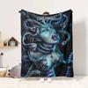 Medusa Flannel Blanket Throw Blanket Soft Warm Sofa Bed Camping Home Decor Unique Christmas Gift Cs92210