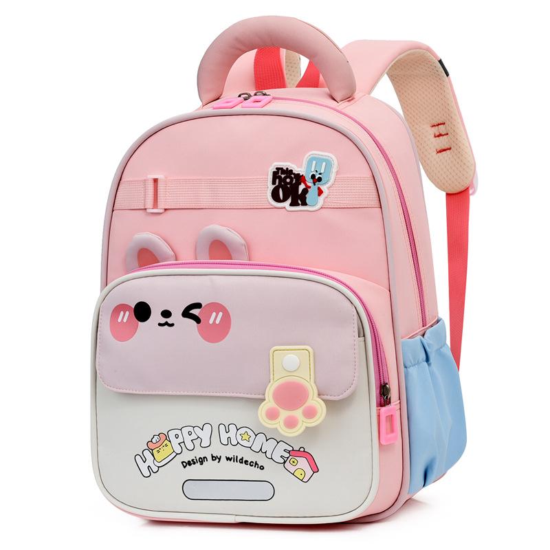Kindergarten Backpack Lightweight And Spine-Protective For Children In Middle Senior First Grade And Elementary School Suitable For Boys And Girls