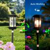 D5 2PCS Outdoor Solar Lamp Landscape Street Lights Intelligent Light Control Home Garden Solar Lamp External Ambiance Lighting