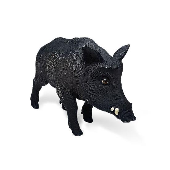 Wild Boar Figurine Lovely Creative Vivid Wild Animal Wild Boar Model for Decoration