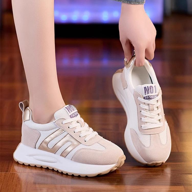 Platform dad shoes women's autumn new versatile feet small German training shoes outdoor mountaineering casual sports shoes casual shoes