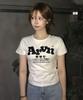 Aleubenkeulleob Arvn Triple Heart Logo Women'S Slim Fit Short Sleeve T-Shirt