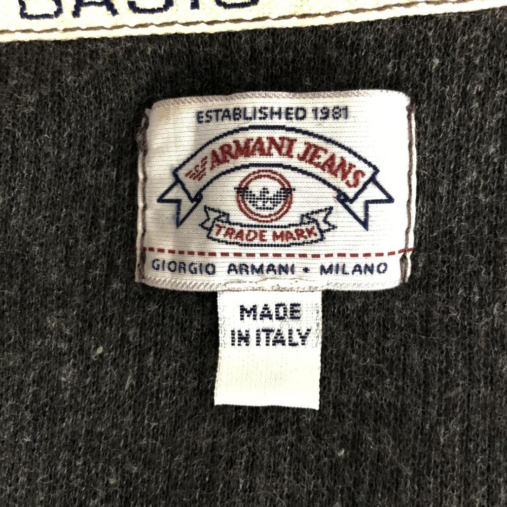 ARMANI JEANS made in Italy Zip Best 6 gray Women Used