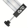 Aluminum Profile Track Drill Guide Punch Locator w/ Clamp and M6 Countersunk Step Drill - Universal Profiles Link Hole Locator