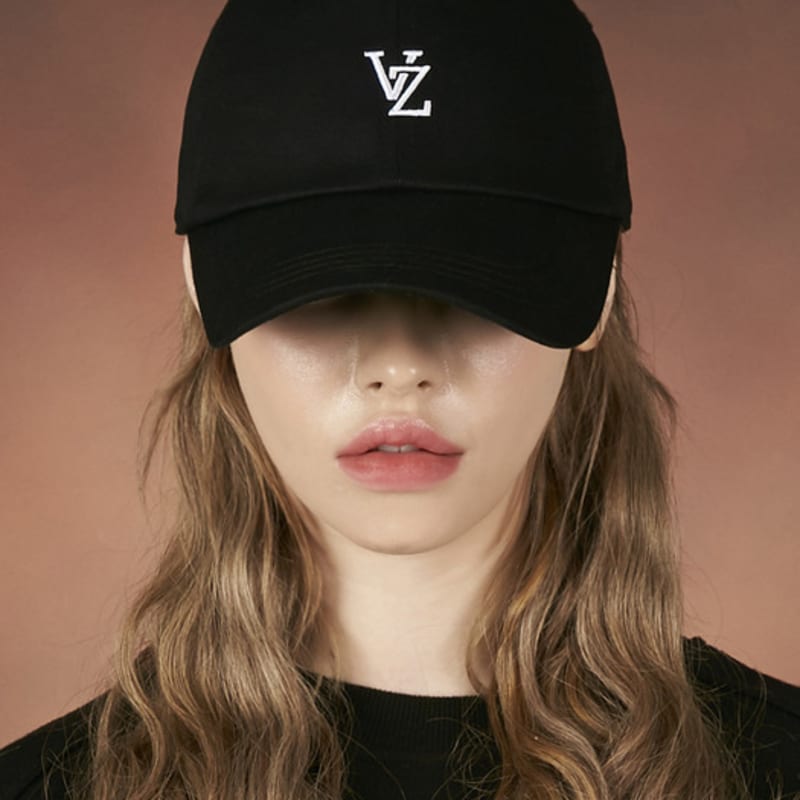 

VARZAR Monogram Soft Overfit Ball Cap Black FREE
