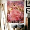 WICKED Wall Tapestry Aesthetic Wall Hanging Printed Fabric Blanket Decorative Tapestries for Bedroom Living Room Home Decor