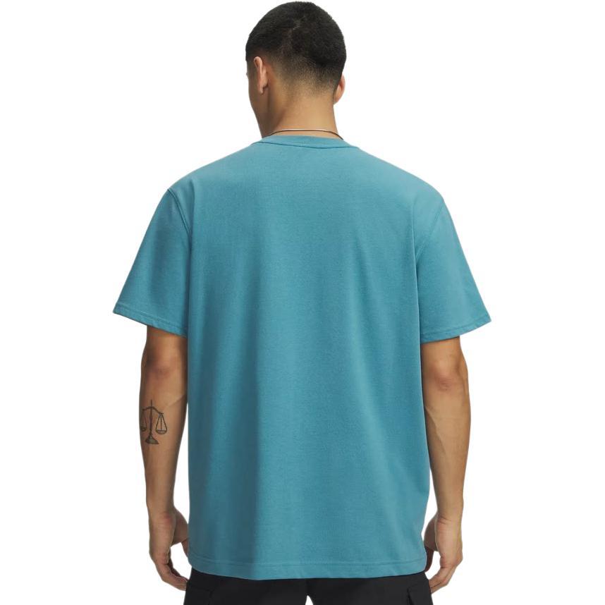 Under Armour Logo Emb Loose Fit Round Neck Sports Short Sleeve T-Shirt Men Tops 1373997-466