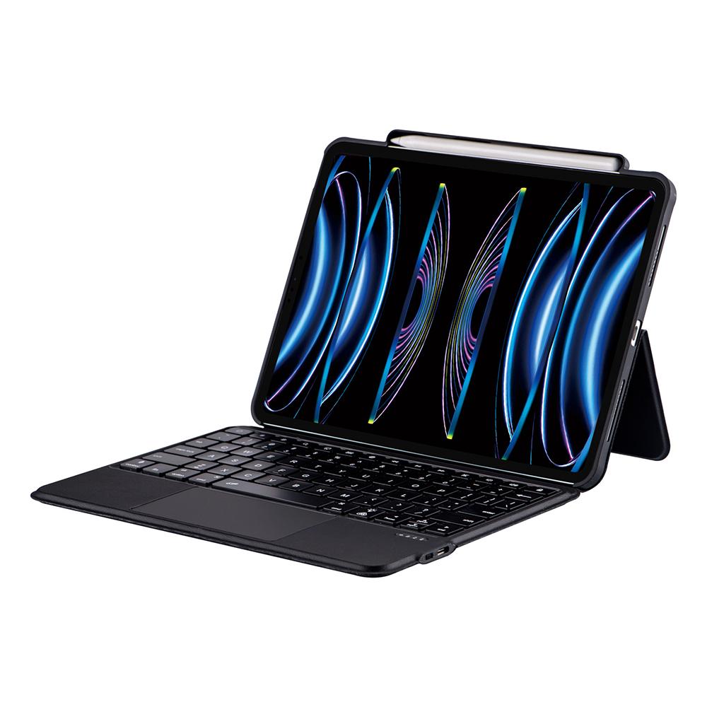 

5206D-3A For iPad (2025)/10.9 (2022) Super Thin Bluetooth-Compatible Keyboard Tablet Protective Case Black