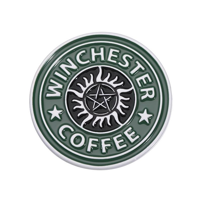 

Alphabet Whimsical Cartoon Pin With Geometric Circle Design Perfect For Fashion Accessories